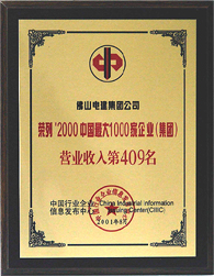 2000中國最大1000家企業（集團）